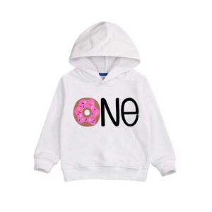 One Do Nuts White Baby Hoodie