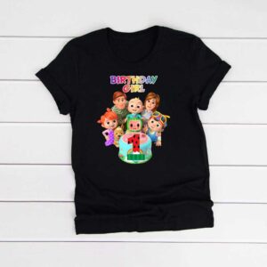 First Birthday Girl Cocomelon Family Tshirt