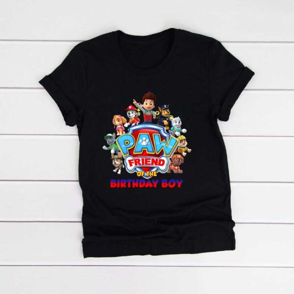 Paw-Petrol-Friends-Of-The-Birthday-Boy-Family-Tshirt