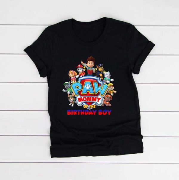 Paw-Petrol-Mommy-Of-The-Birthday-Boy-Family-Tshirt