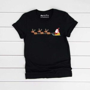 Peppa George Santa Christmas Kids Tshirt