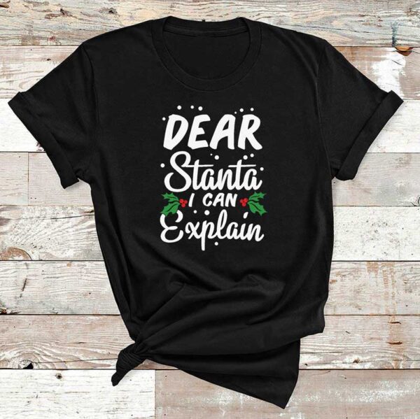 Santa-I-Can-Explain-Christmas-Black-Cotton-Tshirt-1