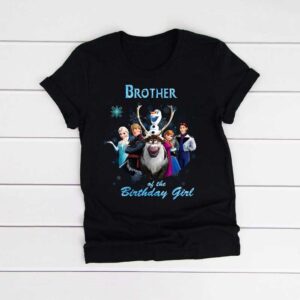 Brother Of The Birthday Girl Frozen Family Tshirt