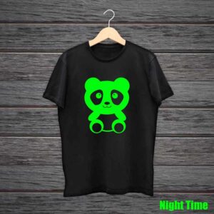 Panda Glow In The Dark Radium Tshirt