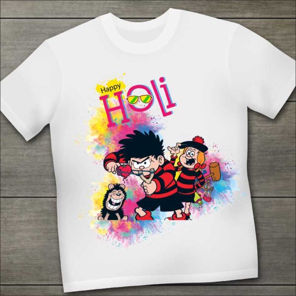 Dennis-The-Menace-Kids-Holi-T-Shirt