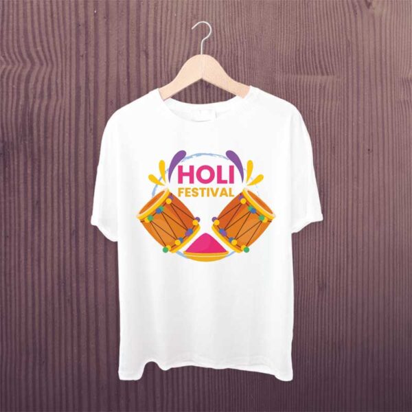 Dhole-Color-Festival-Holi-T-Shirt