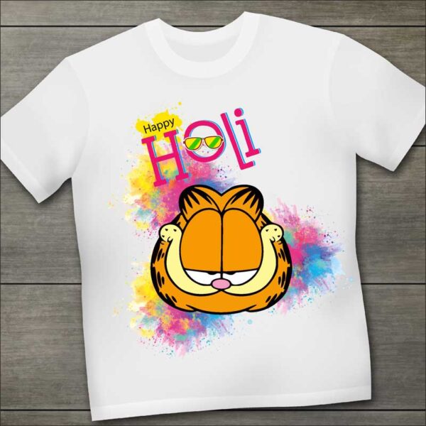 Garfield-Kids-Holi-T-Shirt