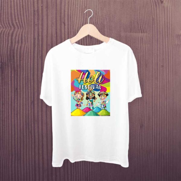 Kids-Dancing-Holi-T-Shirt