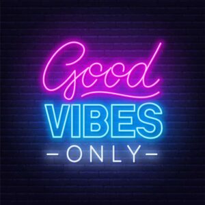Good Vibes Only Neon LED Sign Board
