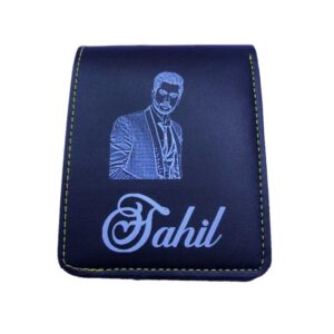 Customized Men UV Printed Wallet With Message